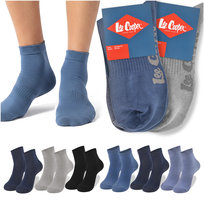Lee Cooper Skarpety Męskie 6 par Zakostki Bawełniane Mix Kolorów 43/46 Lee Cooper