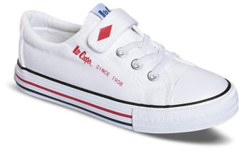 Lee Cooper, Trampki dla dzieci, LCW-22-44-0804K, Białe, Rozmiar 32 - Lee Cooper