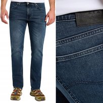 Lee DAREN Holland Blue DżINS PROSTE CIEMNE SPODNIE JEANSOWE W32 L32 LEE
