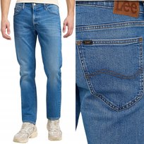 Lee DAREN Indigo Vintage DżINS proste męskie spodnie jeansowe W34 L32 LEE