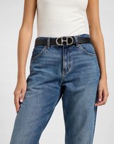 LEE DOUBLE CLASP BELT BLACK 112365198