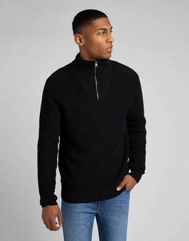 Lee Half Zip Knit Meski Sweter Rozpinany Black L83Yde01-2Xl - LEE