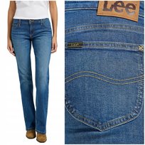 Lee JESSICA Strength rozszerzane niższe damskie spodnie jeansowe W27 L31 LEE