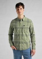 LEE LEESURE SHIRT BRINDLE GREEN L66NONUA M