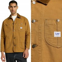 Lee Loose Loco Jacket Workwear Ocieplana Brązowa Luźna Kurtka Katana L LEE