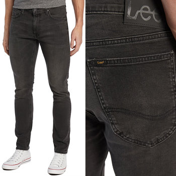 Lee LUKE Asphalt Rocker SPOPDNIE JEANSOWE RURKI CZARNY DżINS W30 L32 - LEE