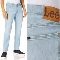 Lee Luke Slim Bleached Niebieskie Rurki W29 L32 LEE