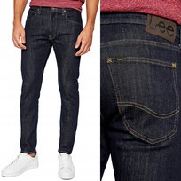 Lee LUKE SLIM Rinse DżINS mocno zwężane granatowe spodnie jeansowe W29 L30 LEE