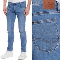 Lee LUKE SLIM TAPERED Working Man Worn RURKI BLUE DżINS W33 L30 LEE