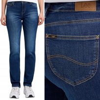 Lee MARION STRAIGHT Night Sky DżINS proste damskie spodnie jeansowe W30 L31 LEE