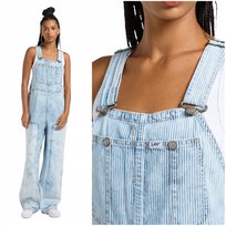 Lee Patched Overall WORKWEAR ogrodniczki luźne damskie spodnie jeansowe XS LEE