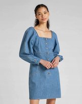 LEE PUFF SLEEVE DRESS MID STONE L50ZAUQZ XL LEE