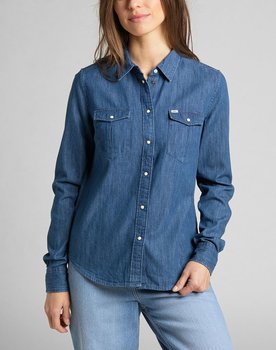 Lee Regular Western Damska Koszula Jeansowa Shir Piscine L45Szsqe-Xs - LEE
