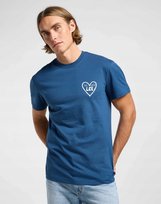LEE RELAXED GRAPHIC TEE ORION BLUE 112364579 L LEE