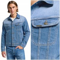 Lee RIDER JACKET Indigo DżINS klasyczna kurtka katana jeansowa męska XXL LEE