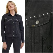 Lee RIDER JACKET Midnight Peace dopasowana damska katana kurtka jeansowa S LEE
