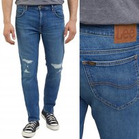 Lee RIDER SLIM Solstice PRZETARCIA DOPASOWANE ZWĘŻANE DżINSY W33 L32