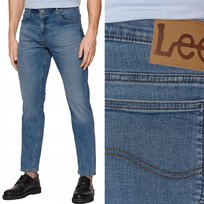 Lee RIDER SLIM Worn in Cody DOPASOWANE ZWĘŻANE DżINSY W33 L30