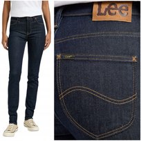 Lee SCARLETT HIGH Rinse wysokie damskie spodnie jeansowe rurki W28 L31