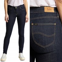 Lee Scarlett Rinse Dżins Granatowe Damskie Spodnie Jeansowe Rurki W29 L31 LEE