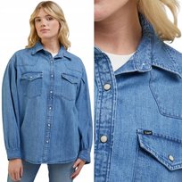 Lee Seasonal Western Shirt Moment Relaxed Luźna Koszula Jeansowa Dżins M LEE
