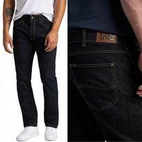 Lee SLIM FIT Extreme Motion MVP Rinse DOPASOWANE WYGODNE GRANATOWE W34 L32 LEE