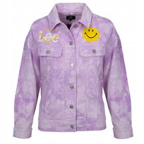 LEE SMILEY DENIM JACKET LAVENDULA L54YUGRA s LEE