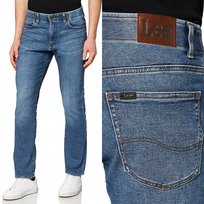 Lee STRAIGHT FIT Extreme Motion WYGODNE PROSTE SPODNIE JEANSOWE W32 L32 LEE