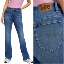 Lee ULC BOOTCUT DżINS wygodne rozszerzane damskie spodnie jeansowe W32 L33 LEE
