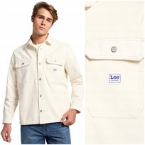 Lee Workwear Overshirt Ecru biała jeansowa kurtka koszula katana M LEE