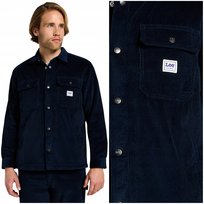 Lee WORKWEAR OVERSHIRT Rivet Navy sztruksowa koszula kurtka katana M LEE
