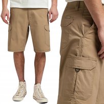 Lee Xm Crossroad Cargo Short Nomad Luźne Beżowe Krótkie Spodenki Szorty W36 LEE