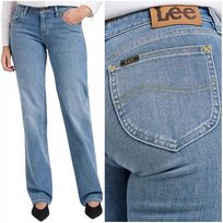 Lee Zoe Next Horizon niskie luźne proste damskie spodnie jeansowe W30 L31 LEE