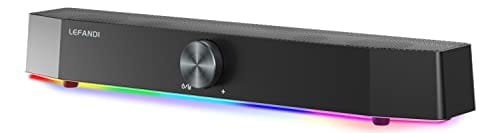 Altavoz Bluetooth 5.0 Lefandi Con Luces LED - Portátil, Radio FM, USB, TF