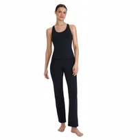 Legginsy 4F damskie do jogi i pilatesu, czarne, szerokie nogawki, r. XS 4F
