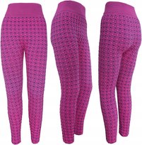 Legginsy Antycellulitowe Push Up Leginsy Modelujące Damskie Modne Getry