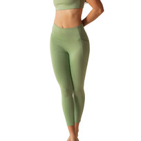 Legginsy damskie Girlfriend Collective Pocket z wysokim stanem sportowe-S