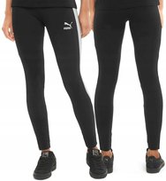 LEGGINSY DAMSKIE PUMA ICONIC BAWEŁNA CZARNE R. S Puma
