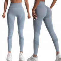 Legginsy Damskie Z Wysokim Stanem Sportowe Getry Leginsy Fitness Push Up M