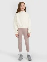 LEGGINSY DZIEWCZĘCE 4F Z WYSOKIM STANEM BASIC AW25 158 4F