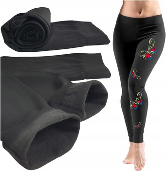 Legginsy Getry Ocieplane Leginsy Wysoki Stan Bawełniane Długie Wygodne 2Gat - Dajmo