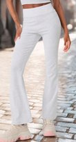 Legginsy HIGH WAIST Spodnie z rozszerzaną nogawką BAWEŁNA szare XL SINSAY Sinsay
