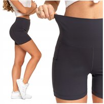 Legginsy Kolarki Szorty Damskie Sportowe Wysoki Stan Kieszenie MORAJ XXL