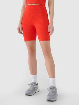 Legginsy kolarki treningowe damskie 4F 4FWSS25TFSTF016-62S Czerwony Roz. L - 4F