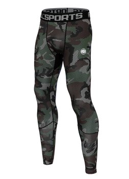 Legginsy NET CAMO Woodland Camo S - Pitbull West Coast