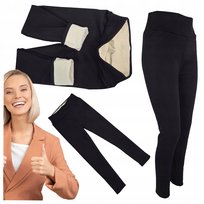 Legginsy Ocieplane Duży Rozmiar Ciepłe Futrko Wysoki Stan Getry 2Xl/3Xl R