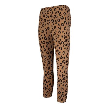 Legginsy ocieplane dziewczęce, pantera, camel, Tup Tup - Tup Tup