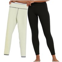 Legginsy ocieplane futerkiem ciepłe getry zimowe leginsy wysoki stan xs