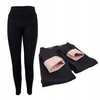 Legginsy Ocieplane Leginsy Zimowe Ciepłe Modelujące Wyszczuplające 5Xl/6Xl