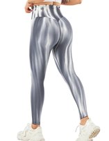 Legginsy Sportowe TAYOEA z Wysokim Stanem, Bezszwowe, Szare, Rozmiar M Inna marka